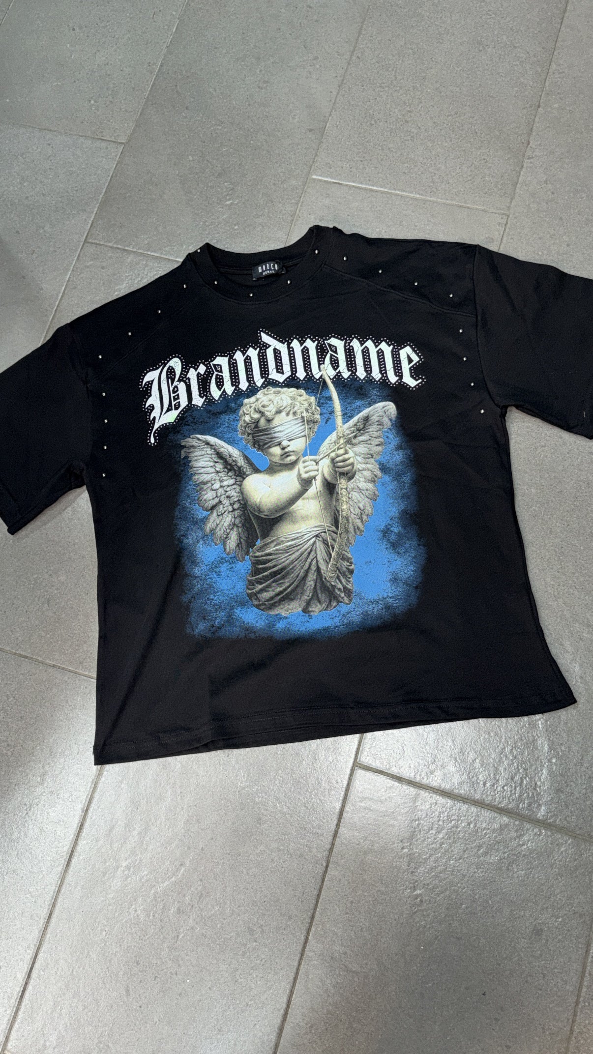 T-SHIRT PAPER ANGEL BLACK