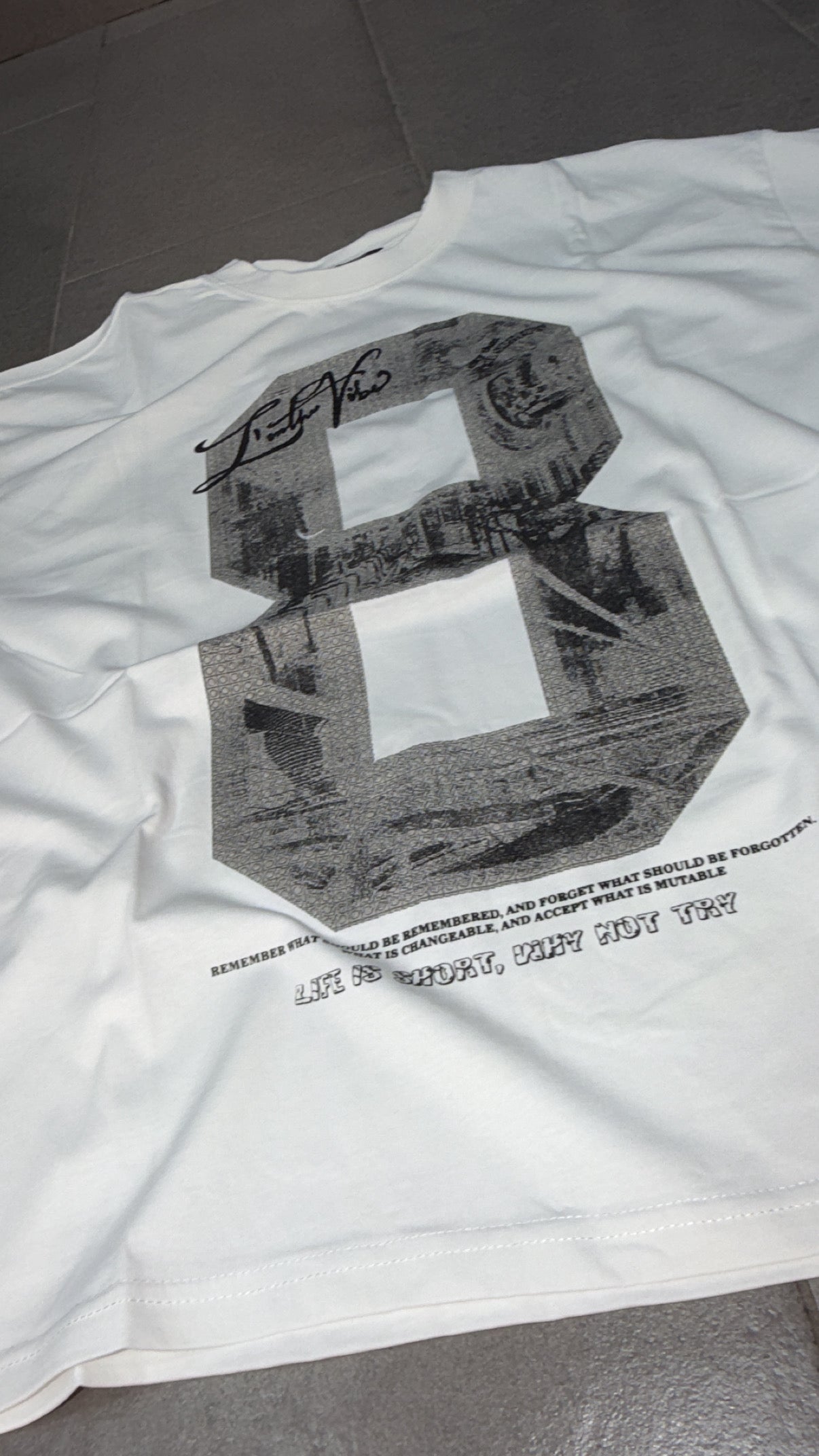 T-SHIRT 8 WHITE