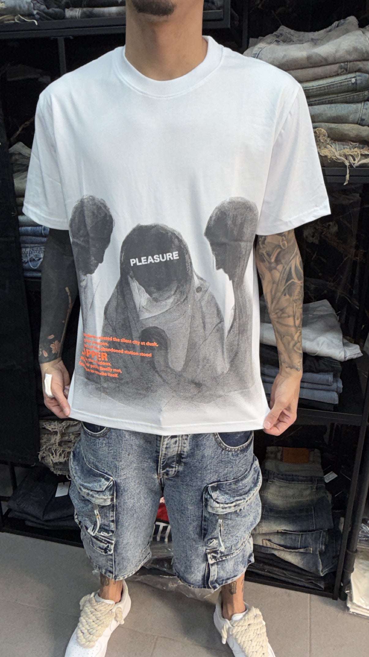 T-SHIRT TRAPPER WHITE