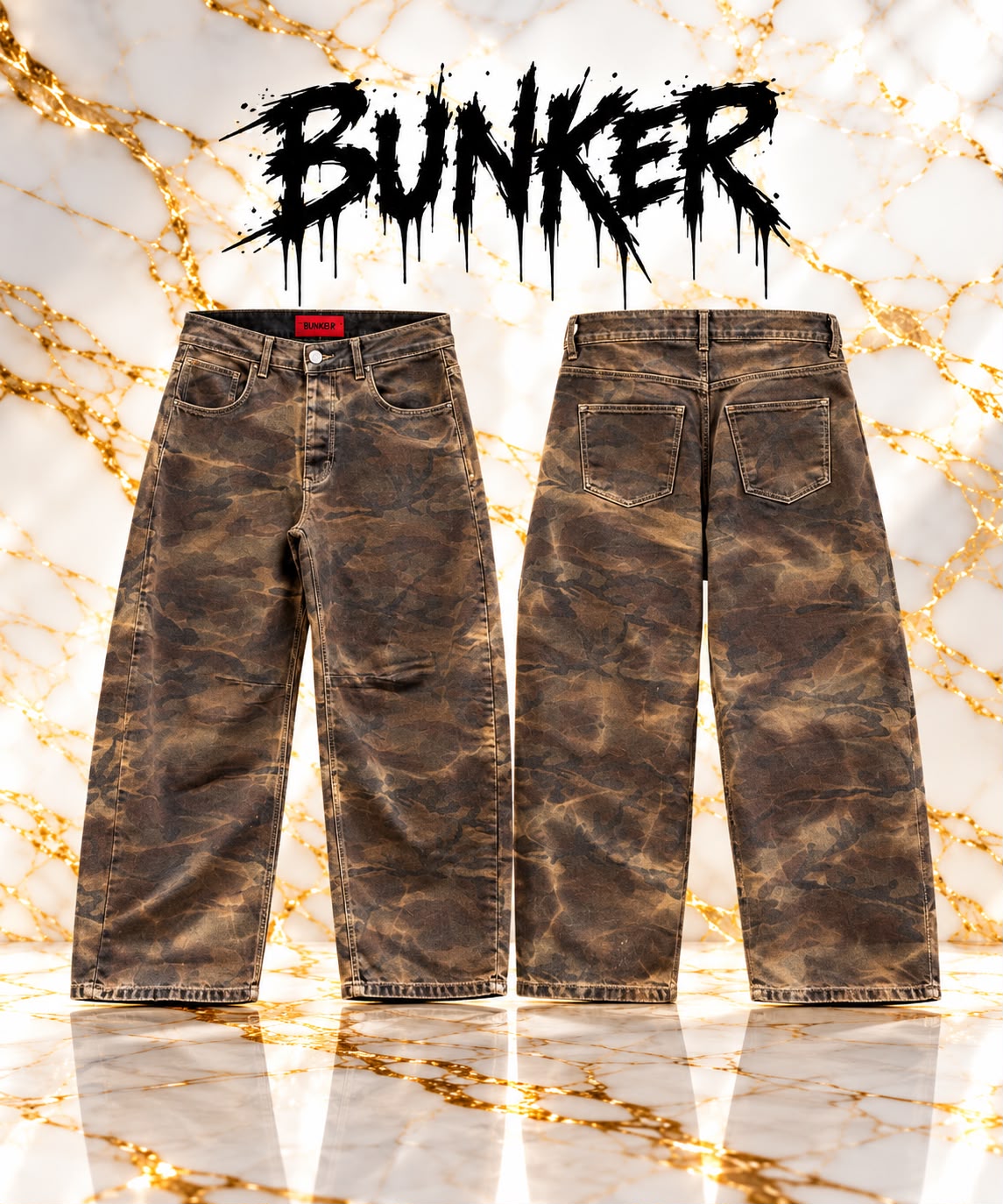 JEANS CAMO 55