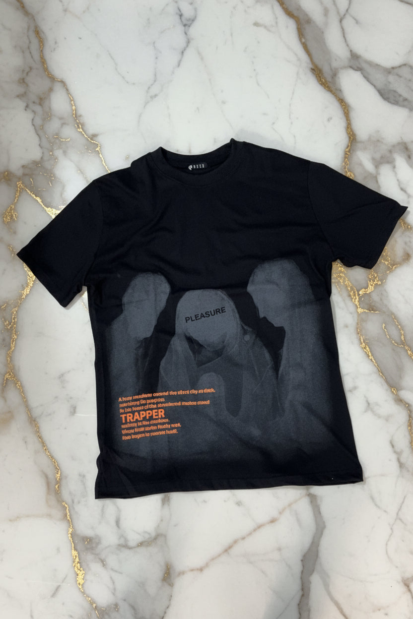 T-SHIRT TRAPPER BLACK