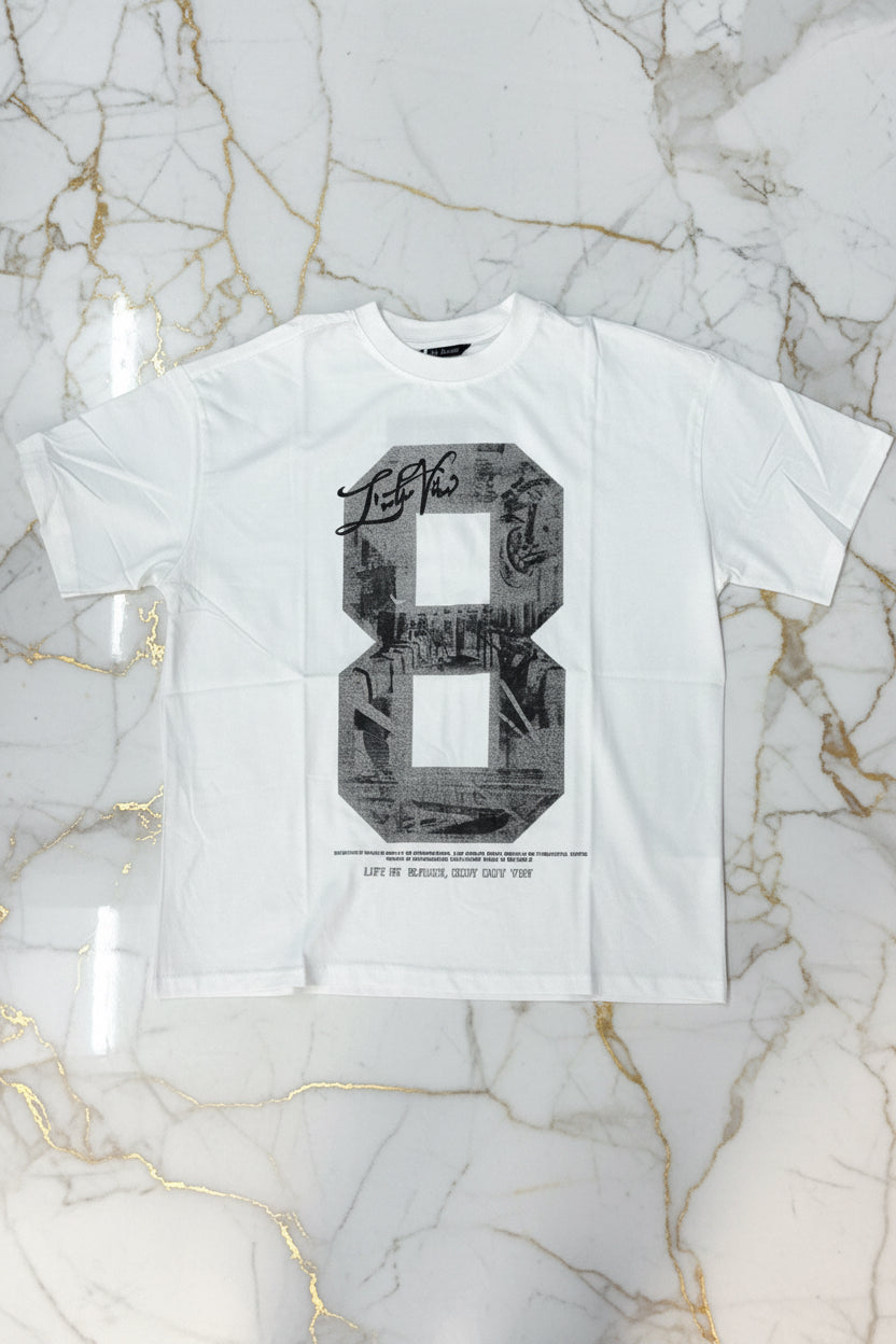 T-SHIRT 8 WHITE