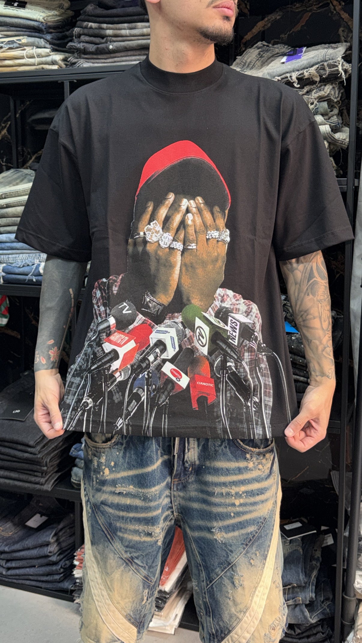T-SHIRT BLACK MAN