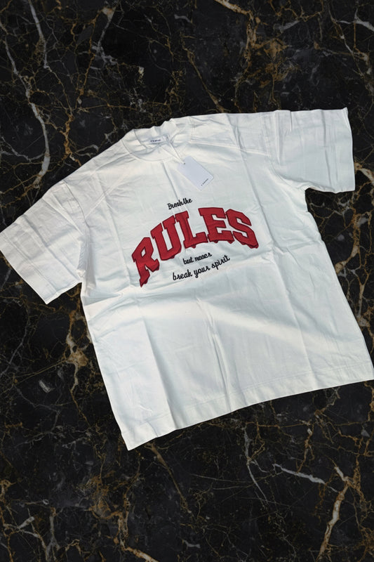 T-SHIRT RULES WHITE