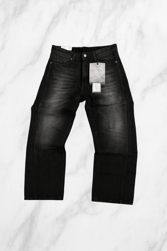 Jeans Baggy Nero Luce