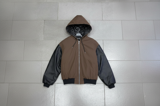 Jacket stoffa/ecopelle