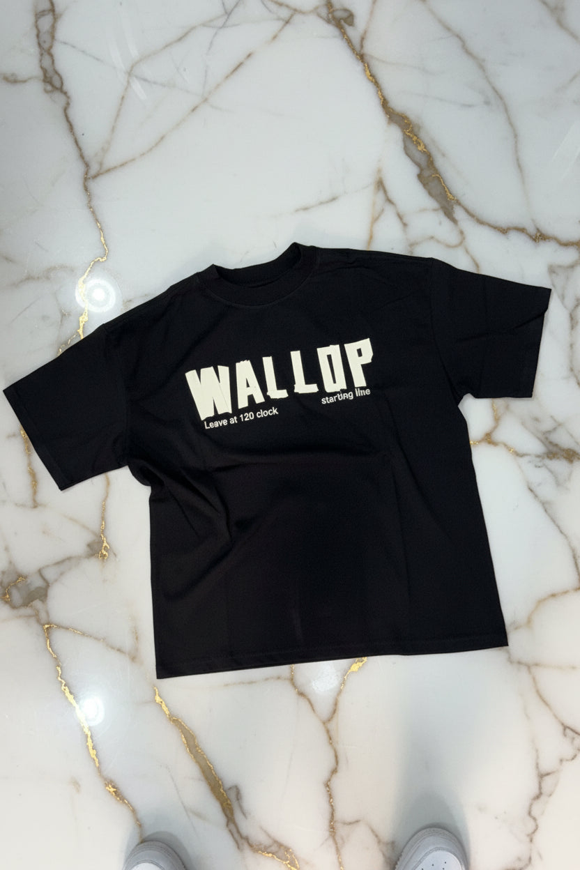 T-SHIRT WALL BLACK